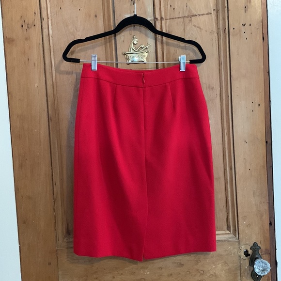 Red Pencil Skirt Classiques Entier Atelier Nordstrom 6 - Picture 4 of 10